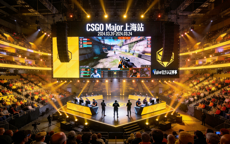 CSGO Major上海站赛事现场盛况